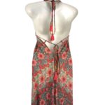 Vestido Largo Artesanal de Seda para Mujer con Espalda Descubierta y con Escote - Imagen 6