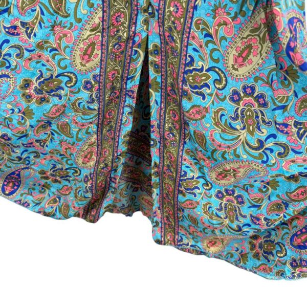 Vestido Artesanal Largo de Seda con Talla Única, Bonitos Colores y Gran Calidad para Mujer - Imagen 8