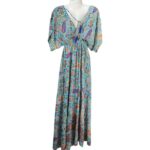 Vestido Artesanal Largo de Seda con Talla Única, Bonitos Colores y Gran Calidad para Mujer - Imagen 6