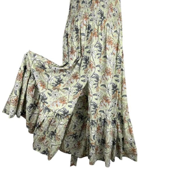 Vestido Largo Artesanal de Seda para Mujer con Cuello en V y Espalda Descubierta - Imagen 7