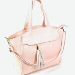 Amplio Bolso de Mano y Hombro en Piel Italiana para Mujer