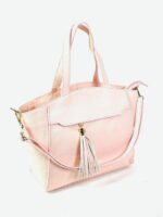 Amplio Bolso de Mano y Hombro en Piel Italiana para Mujer