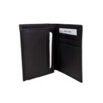 Cartera Vertical de Piel Masculina Fabricada en India con Multicompartimentos- Mayorista España