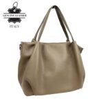 Bolso de Mano en Piel Italiana para Mujer con 2 Asas y Bolsillo Trasero - Imagen 47