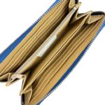 Cartera Grande de Piel Italiana para Mujer con Cremallera y Múltiples Compartimentos- Mayorista España