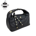 Elegante Bolso de Piel Italiana con Cadena Dorada y Doble Solapa para Mujer - Imagen 9