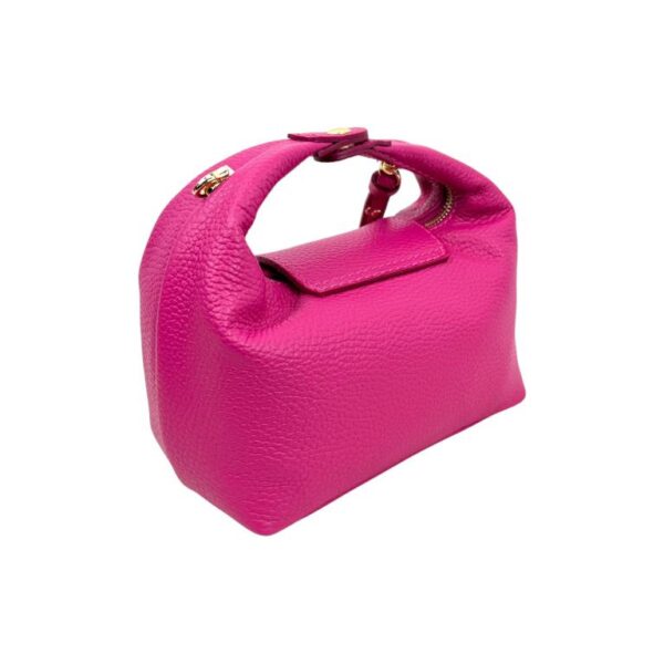 Elegante Bolso de Piel Italiana con Cadena Dorada y Doble Solapa para Mujer - Imagen 6