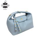 Elegante Bolso de Piel Italiana con Cadena Dorada y Doble Solapa para Mujer - Imagen 13