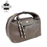 Elegante Bolso de Piel Italiana con Cadena Dorada y Doble Solapa para Mujer - Imagen 14
