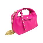 Elegante Bolso de Piel Italiana con Cadena Dorada y Doble Solapa para Mujer - Imagen 4