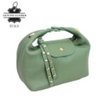 Elegante Bolso de Piel Italiana con Cadena Dorada y Doble Solapa para Mujer - Imagen 16