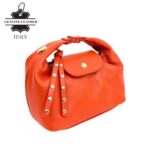 Elegante Bolso de Piel Italiana con Cadena Dorada y Doble Solapa para Mujer - Imagen 17