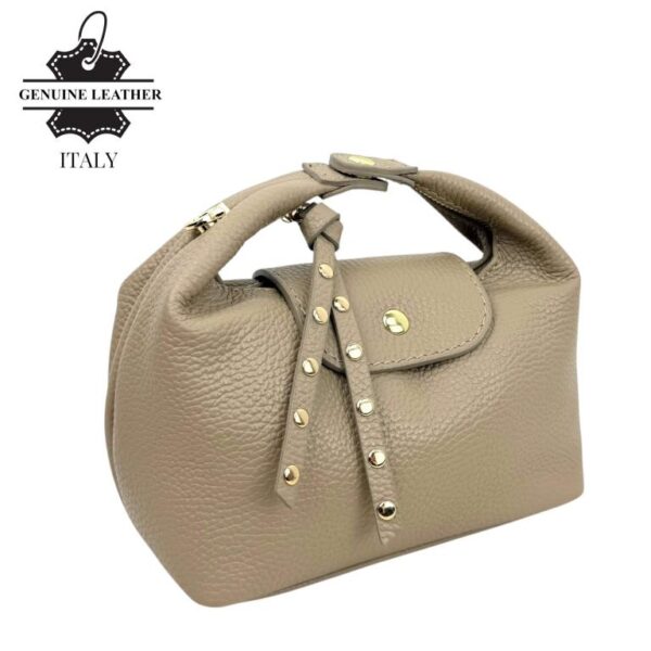 Elegante Bolso de Piel Italiana con Cadena Dorada y Doble Solapa para Mujer - Imagen 20