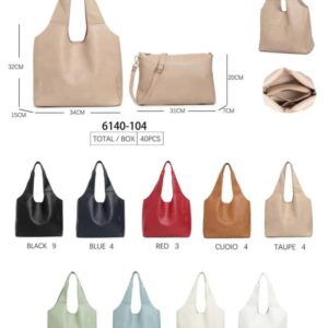Set de Bolso Shopper y Bolso Cruzado a Juego para Mujer- Mayorista España
