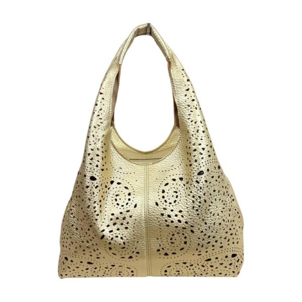 Bolso de Mano Sintético para Mujer con Diseño Agujeros y Bolsito Extra - Imagen 3