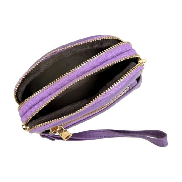 Mini Bolso de Mano Sintético con Doble Compartimento y Asa Extraíble - Mayorista España