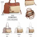 Elegante Conjunto 2 en 1: Bolso Sintético con Monedero a Juego y Asa Decorativa - Coveri Collection