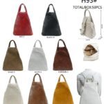 Estilosa Mochila Sintética con Correas Convertibles y Doble Asa de Mano para Mujer