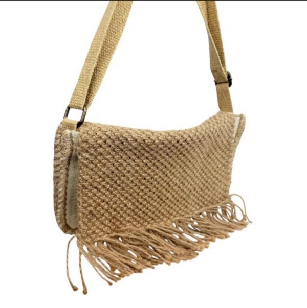Bandolera de yute con solapa - Imagen 11