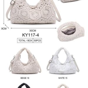 Bolso de Hombro y Mano de Algodón para Mujer - Colección Kaylee- Mayorista España