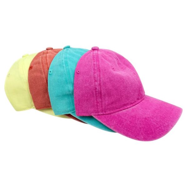 Bonita Gorra Ajustable de Mujer en Algodón 100% con Colores Lisos Ideal para Regalo - Imagen 5