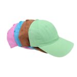 Bonita Gorra Ajustable de Mujer en Algodón 100% con Colores Lisos Ideal para Regalo - Imagen 6