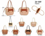 Amplio Bolso de Hombro de Papel y Asas Ajustables para Mujer-All- Mayorista España