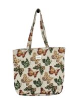 Bolso Tote de Algodón Estampado La Matilda con Cremallera y Vivos Colores para Mujer - Imagen 2