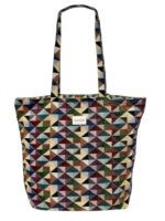 Bolso Tote de Algodón Estampado La Matilda con Cremallera y Vivos Colores para Mujer - Imagen 5
