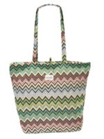 Bolso Tote de Algodón Estampado La Matilda con Cremallera y Vivos Colores para Mujer - Imagen 8