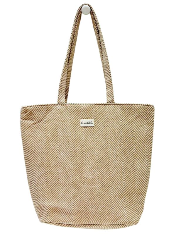 Bolso Tote de Mujer en Algodón La Matilda con Gran Calidad y Precioso Estampado - Imagen 10