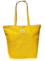 Bolso Tote en Algodón La Matilda con Colores Lisos y Cremallera para Mujer - Imagen 14