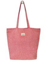 Bolso Tote en Algodón La Matilda con Colores Lisos y Cremallera para Mujer - Imagen 3