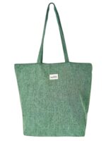 Bolso Tote en Algodón La Matilda con Colores Lisos y Cremallera para Mujer - Imagen 8