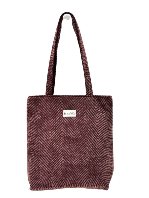 Bolsa Tote Bag en Algodón La Matilda con Alegre Estampado y 2 Asas Largas para Mujer - Imagen 2