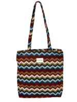 Bolsa Tote Bag Estampada Mujer en Algodón La Matilda con Gran Calidad y Asas Largas - Imagen 4