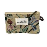 Monedero Compacto y Estampado de Algodón La Matilda con Cremallera para Mujer-Jardín- Mayorista España