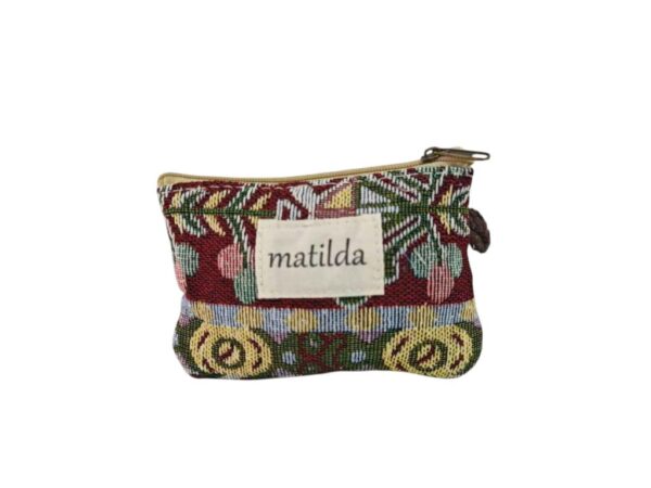 Monedero Compacto y Estampado de Algodón La Matilda con Cremallera para Mujer-Mandalas- Mayorista España