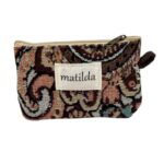 Monedero Compacto y Estampado de Algodón La Matilda con Cremallera para Mujer-Paisley- Mayorista España