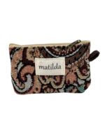 Monedero Compacto y Estampado de Algodón La Matilda con Cremallera para Mujer-Paisley- Mayorista España