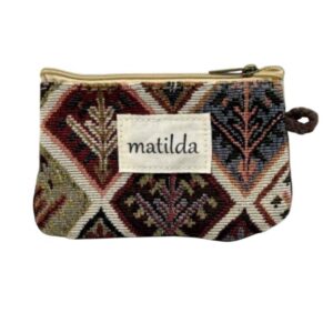 Monedero Compacto y Estampado de Mujer en Algodón La Matilda con Gran Calidad-RomboBotanic- Mayorista España