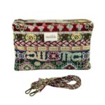 Bolso Bandolera Doble de Algodón La Matilda con Diseño Estampado para Mujer-Mandalas- Mayorista España