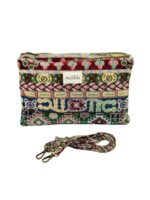 Bolso Bandolera Doble de Algodón La Matilda con Diseño Estampado para Mujer-Mandalas- Mayorista España