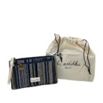 Monedero Estampado de Algodón La Matilda para Mujer con Bolsillo Frontal y Cremallera-LineaAgua- Mayorista España