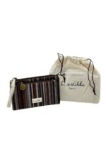 Monedero Estampado de Algodón La Matilda para Mujer con Bolsillo Frontal y Cremallera-LineaArena- Mayorista España