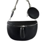 Riñonera Sintética de Mujer con Bolsillo Trasero y Cremallera + Monedero Extra Circular - Imagen 3