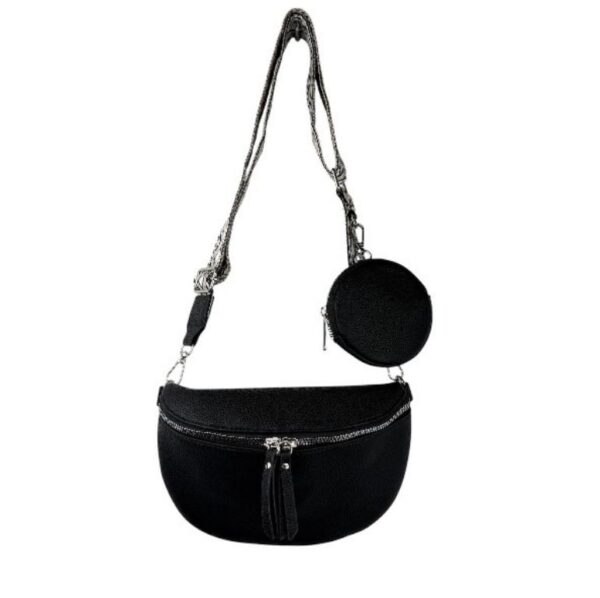 Riñonera Sintética de Mujer con Bolsillo Trasero y Cremallera + Monedero Extra Circular - Imagen 5
