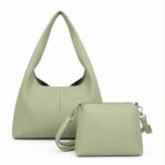 Set de Bolso de Hombro Sintético Casual para Mujer con Neceser a Juego - Imagen 3