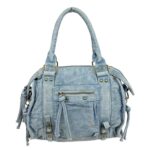 Bolso Casual de Mujer en Tela Vaquera de Algodón con Bandolera y Múltiples Bolsillos - Imagen 4