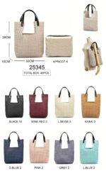 Bolso de Mujer Premium en Nylon Acolchado con Trenzado Artesanal y Neceser Extra - Imagen 2